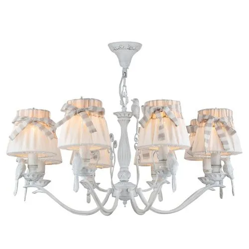 Подвесная люстра Maytoni Bird ARM013-08-W  фото 2