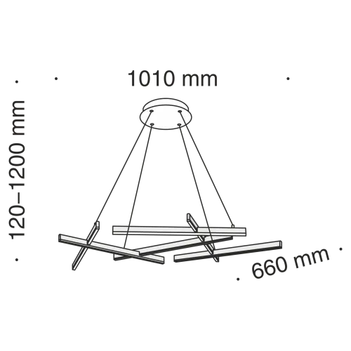 Подвесной светодиодный светильник Maytoni Line MOD016PL-L75W  фото 7